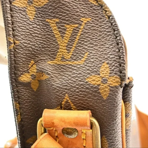 Louis Vuitton Tan and Brown Monogram Crossbody Bag PRE-OWNED - Picture 10 of 12